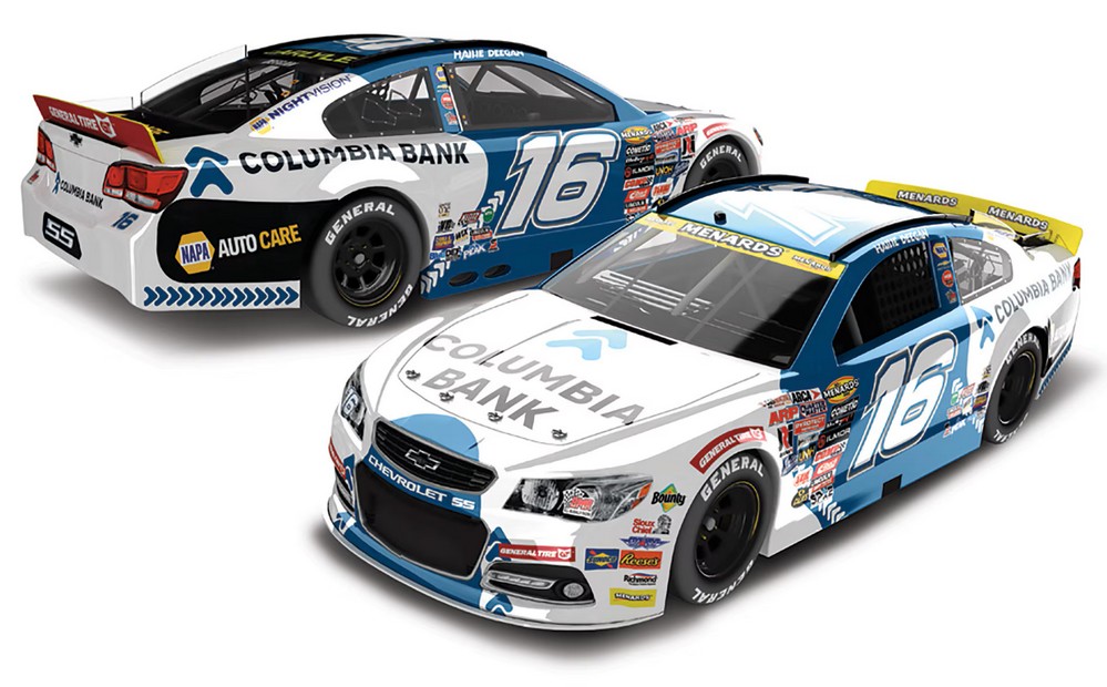 2026 Hailie Deegan #16 Columbia Bank ARCA 1/64 Diecast