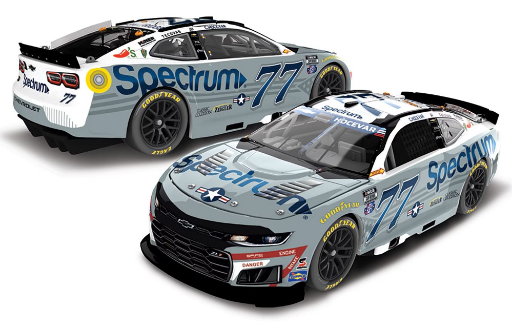 2026 Carson Hocevar #77 Spectrum Patriotic 1/64 Diecast