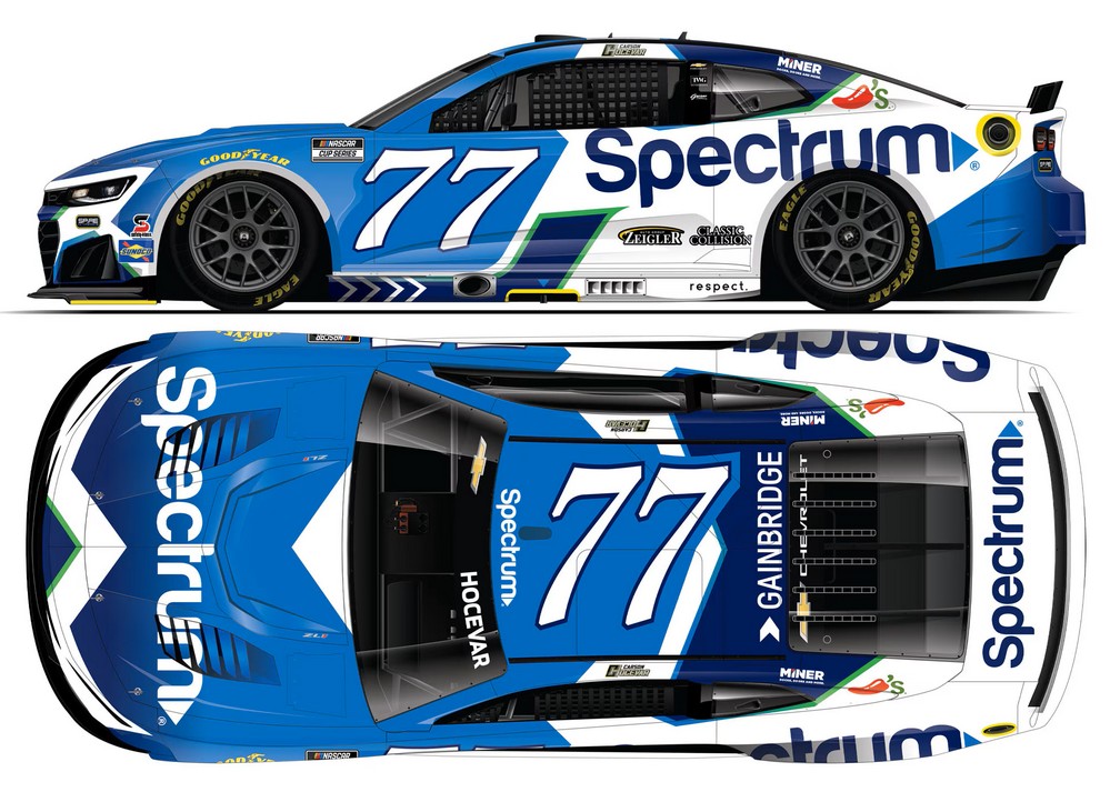 2026 Carson Hocevar #77 Spectrum 1/24 Diecast