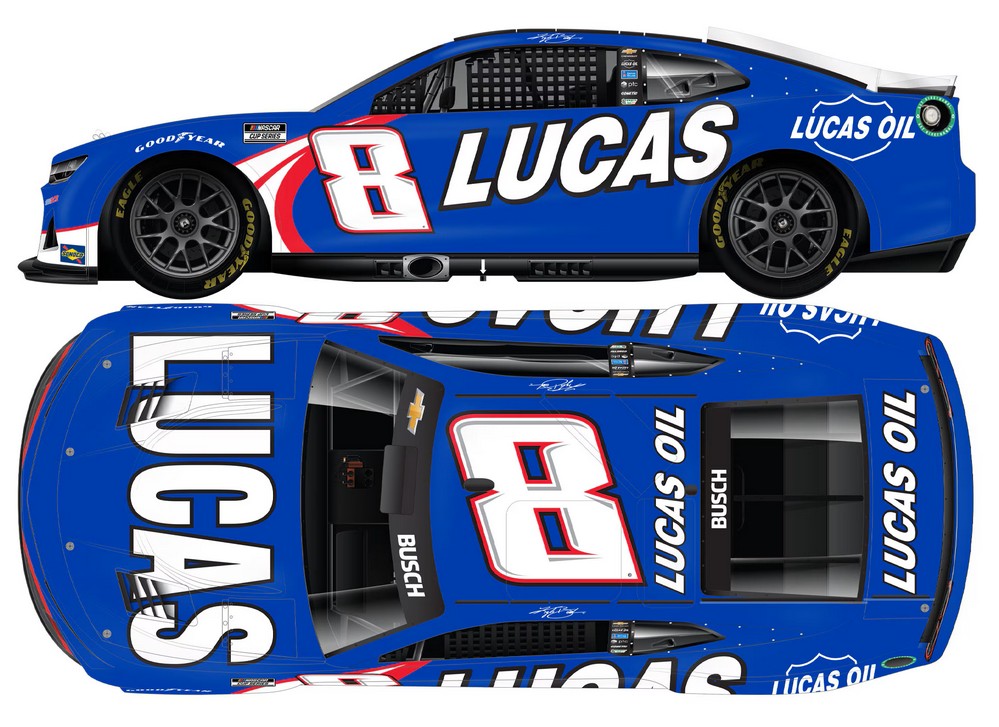2026 Kyle Busch #8 Lucas Oil 1/24 Diecast