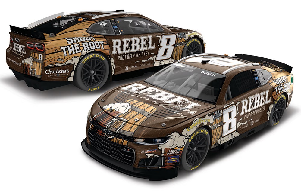 2026 Kyle Busch #8 REBEL Root Beer Whiskey 1/64 Diecast