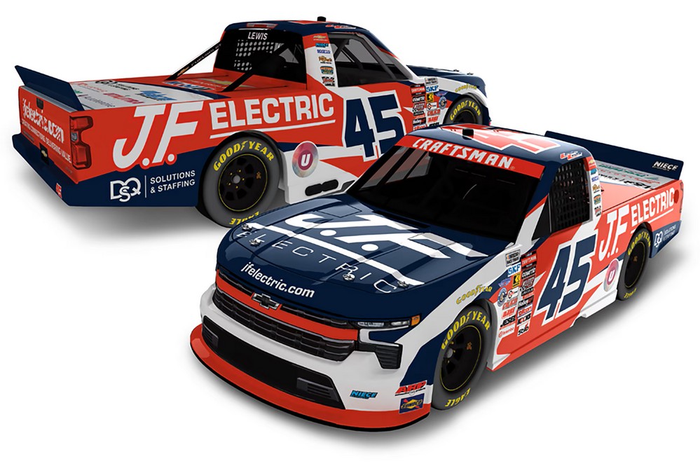 2026 Landen Lewis #45 J.F. Electric Truck 1/24 Diecast