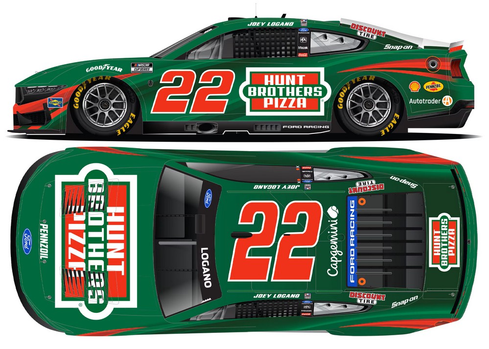 2026 Joey Logano #22 Hunt Brothers Pizza 1/24 Diecast