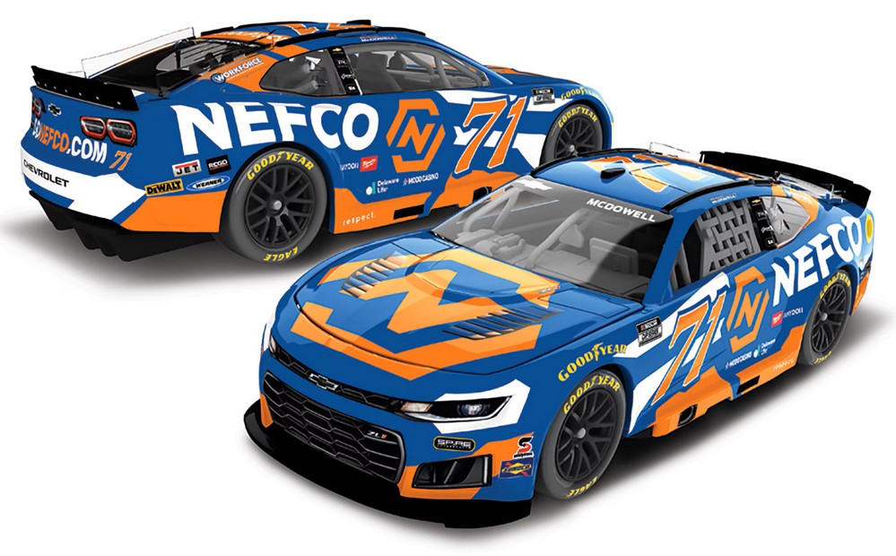 2026 Michael McDowell #71 NEFCO 1/64 Diecast