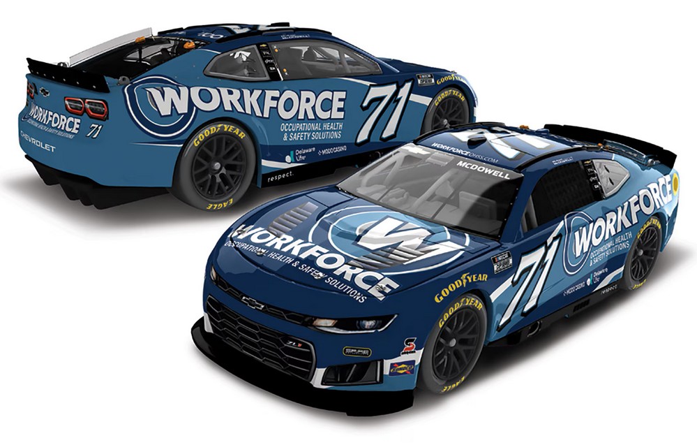 2026 Michael McDowell #71 Workforce 1/24 Diecast