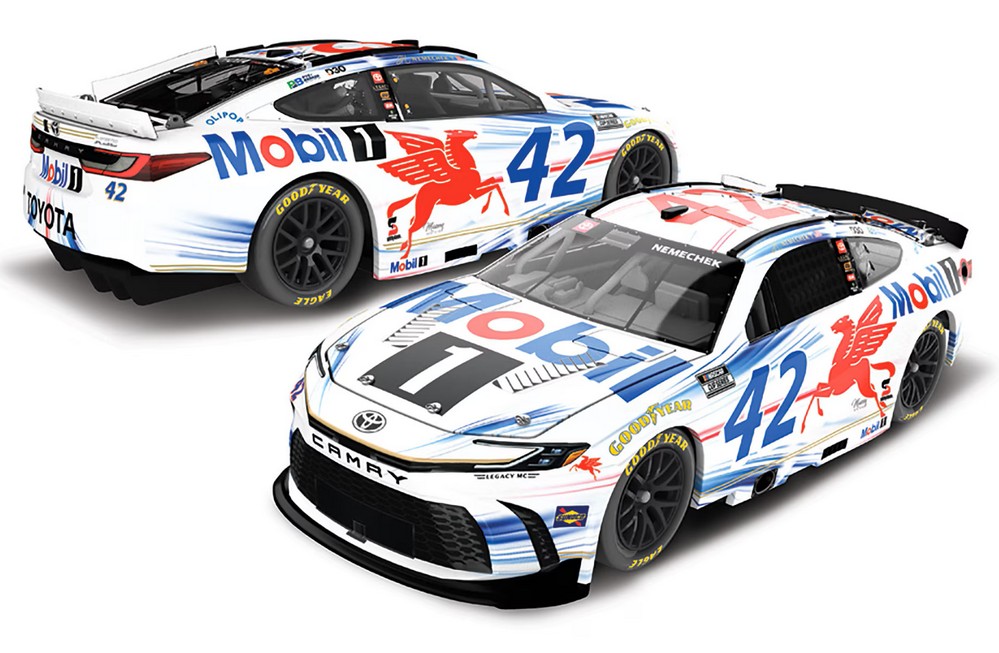 2026 John Hunter Nemechek #42 Mobil 1 1/24 Diecast