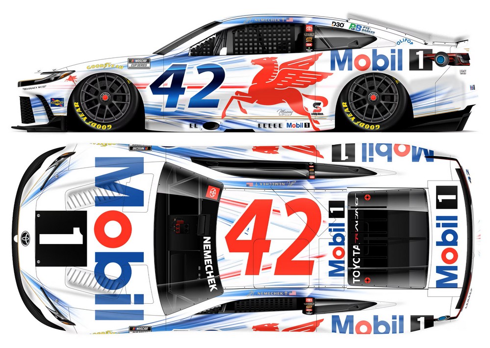 2026 John Hunter Nemechek #42 Mobil 1 1/64 Diecast