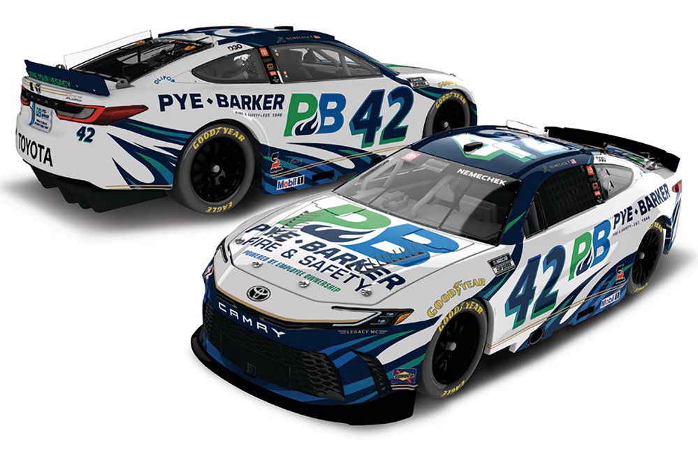 2026 John Hunter Nemechek #42 Pye-Barker 1/24 Diecast