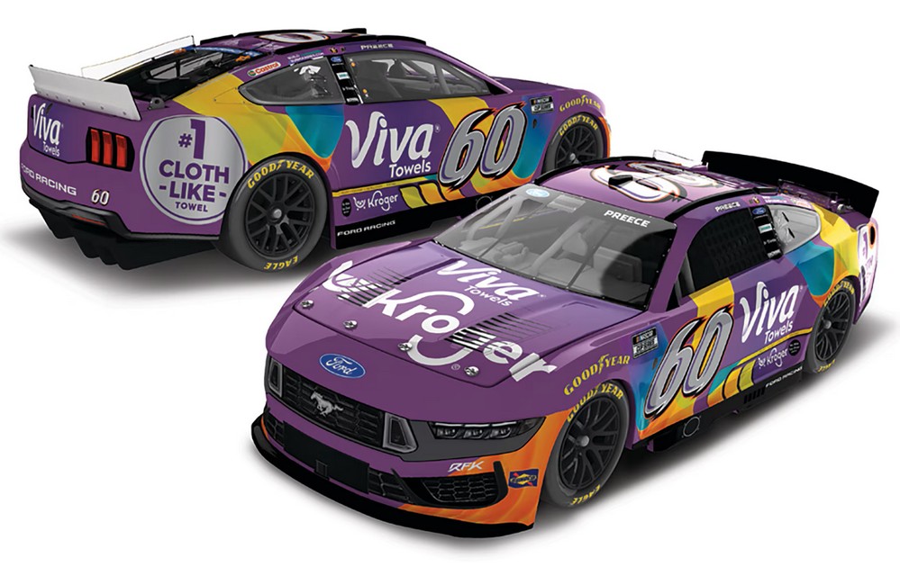 2026 Ryan Preece #60 Kroger / Viva / Greg Biffle Tribute 1/24 Diecast