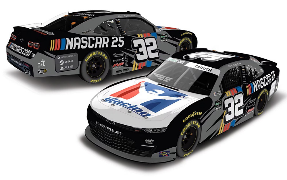 2026 Rajah Caruth #32 iRacing NASCAR 2025 1/64 Diecast