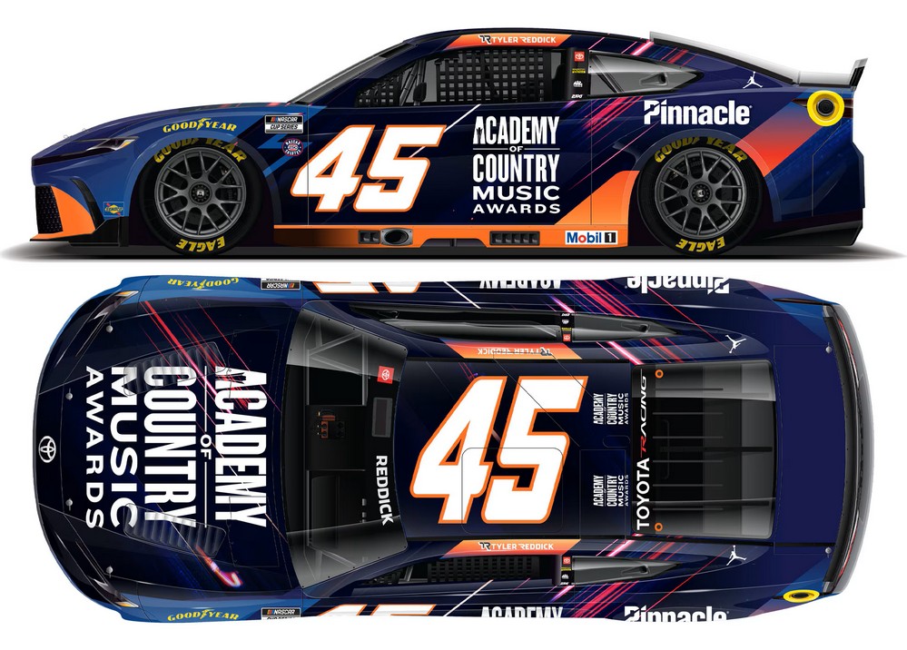 2026 Tyler Reddick #45 Academy of Country Music Awards 1/64 Diecast