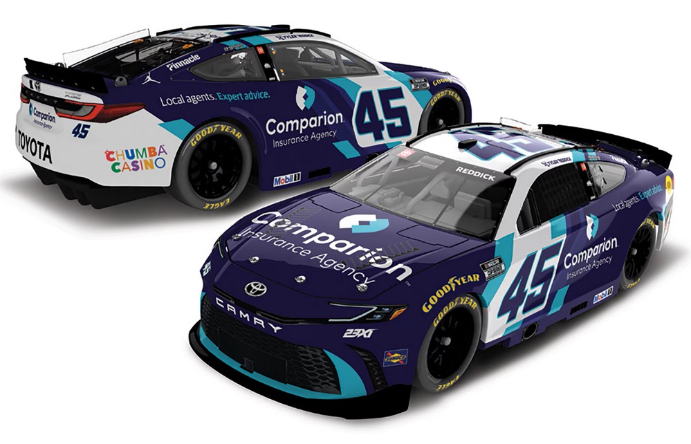 2026 Tyler Reddick #45 Comparion Insurance 1/24 Diecast