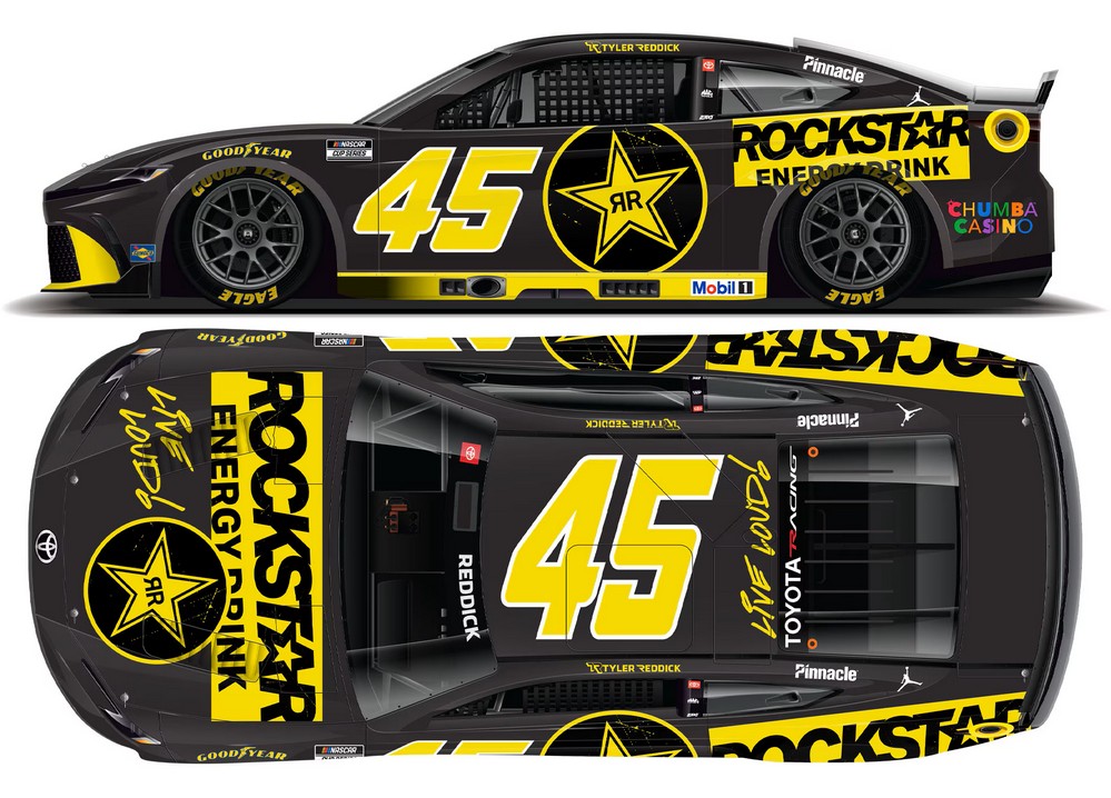 2026 Tyler Reddick #45 Rockstar Energy 1/24 Diecast