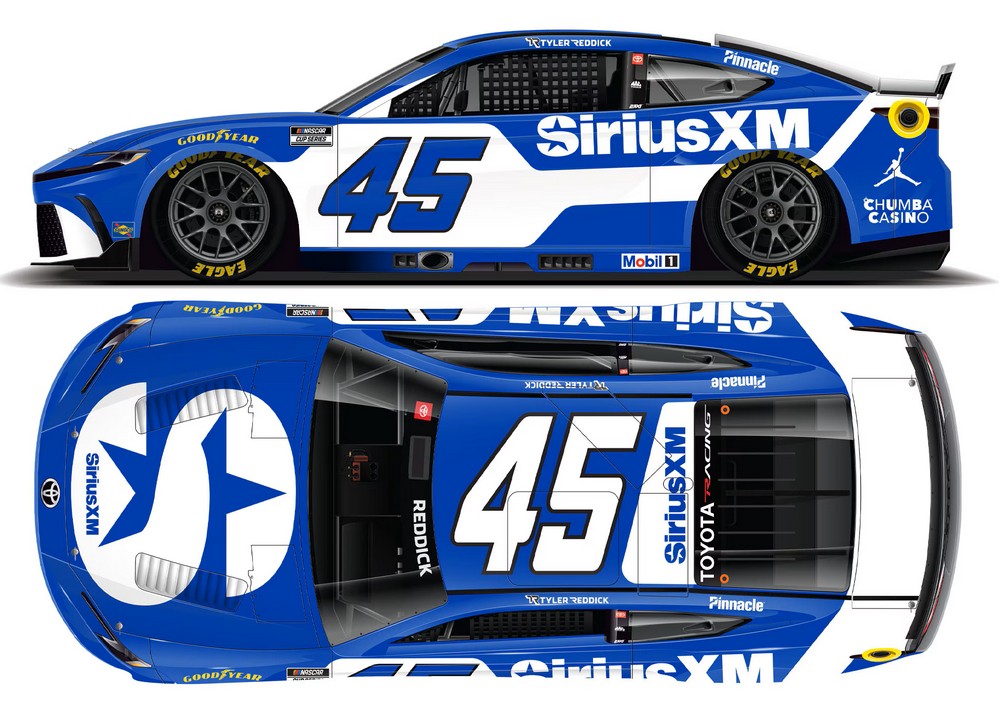 2026 Tyler Reddick #45 SiriusXM 1/64 Diecast