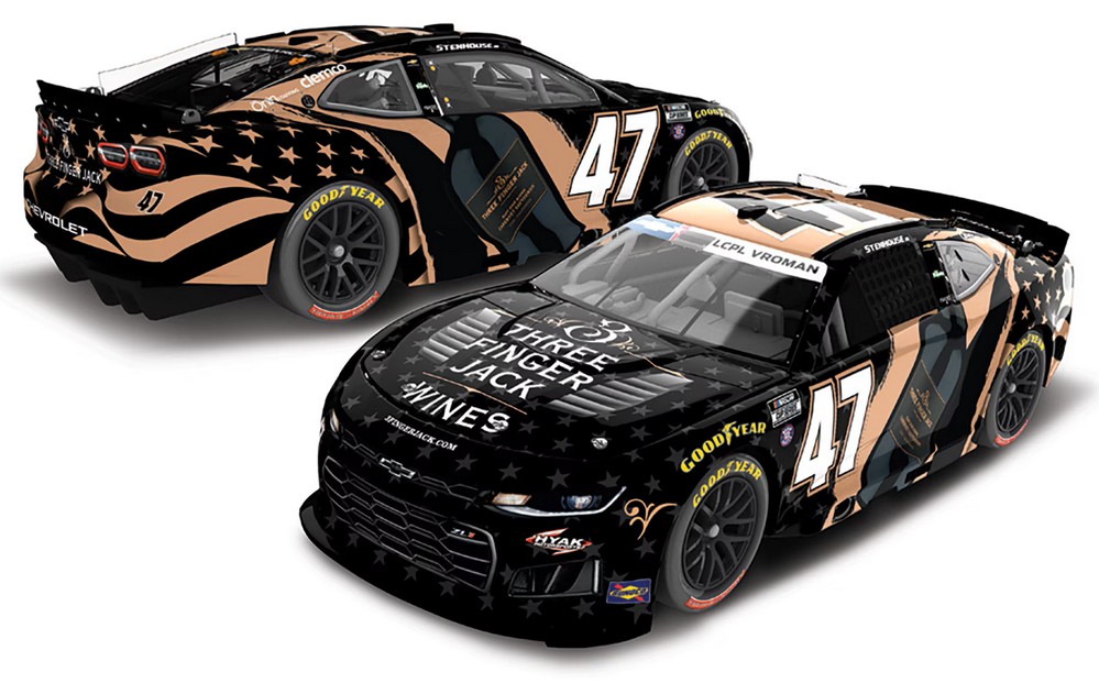 2026 Ricky Stenhouse Jr #47 Three Finger Jack Wines 1/24 Diecast