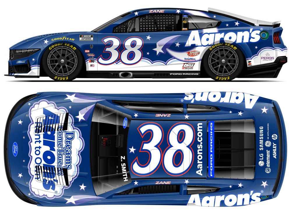 2026 Zane Smith #38 Aaron's Dream Machine 1/24 Diecast