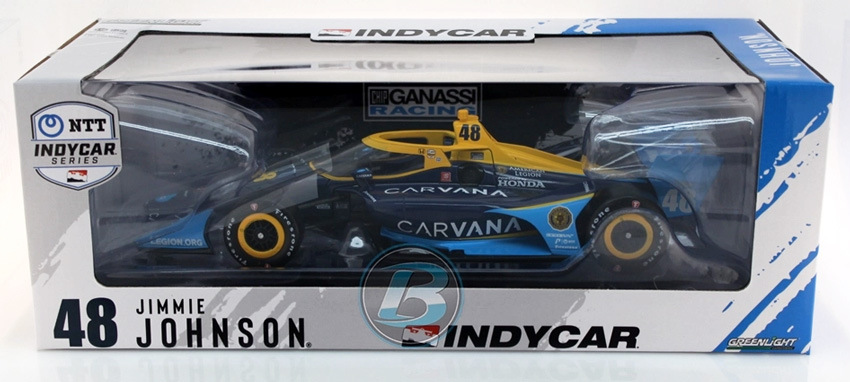 2021 Jimmie Johnson #48 Carvana - NTT IndyCar 1/18 Diecast