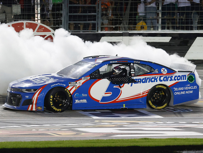 2021 Kyle Larson #5 HendrickCars.com - Texas All-Star Win / Raced 1/24 Diecast