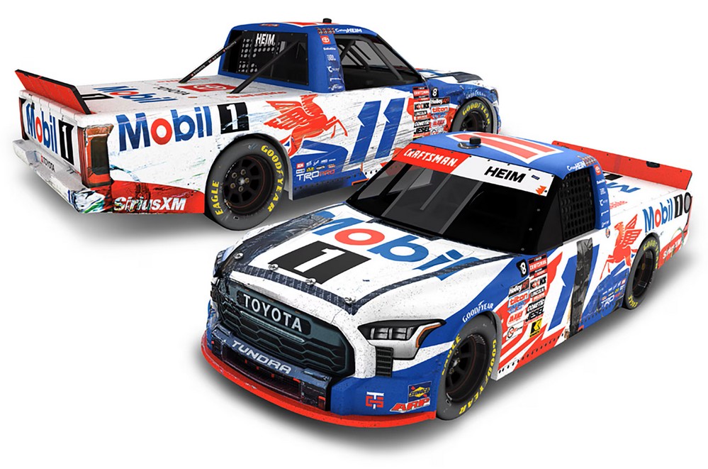2025 Corey Heim #11 Mobil 1 - ROVAL Win / Raced Truck 1/24 Diecast