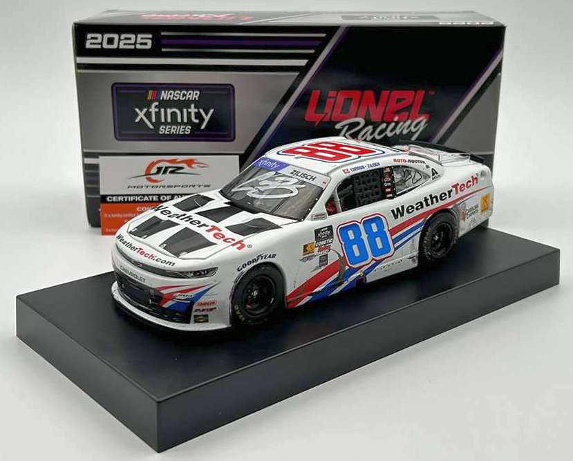 2025 Connor Zilisch #88 WeatherTech - COTA Win / Raced 1/24 Diecast - Autographed