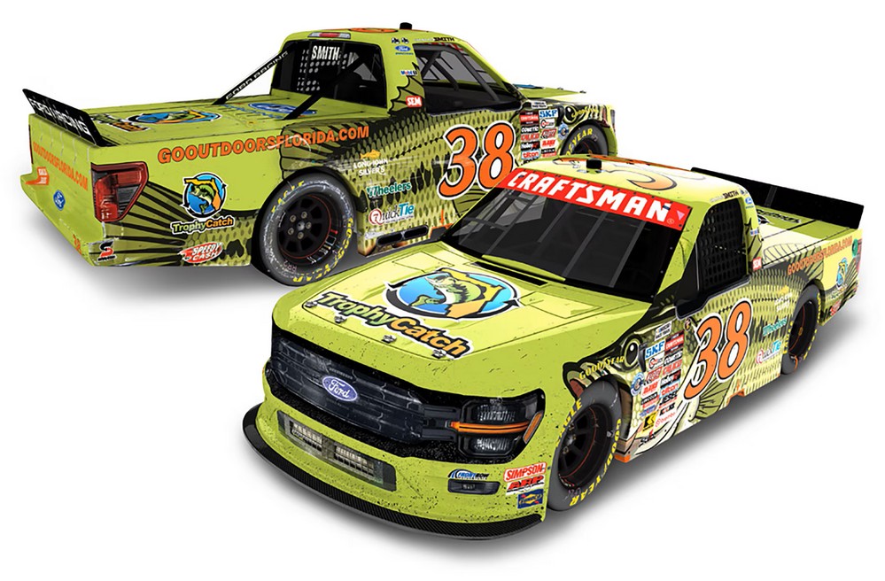 2026 Chandler Smith #38 TrophyCatch - Daytona Win / Raced Truck 1/24 Diecast