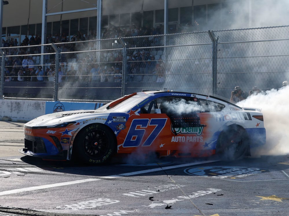 2026 Corey Heim #67 Mobil 1 / O'Reilly Patriotic - San Diego Win / Raced 1/24 Diecast