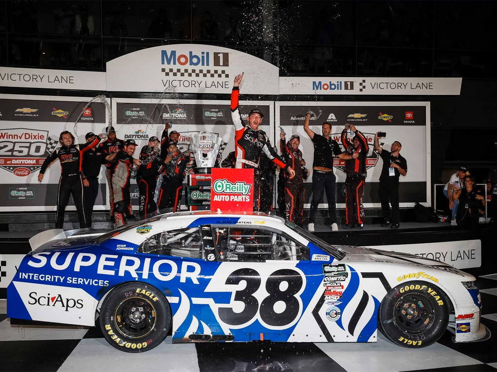 2026 Ryan Sieg #38 Superior Integrity Services - Daytona Win / Raced 1/64 Diecast