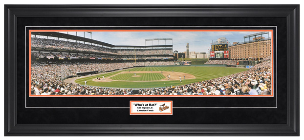 Baltimore Orioles / Camden Yards (Suede) - Framed Panoramic