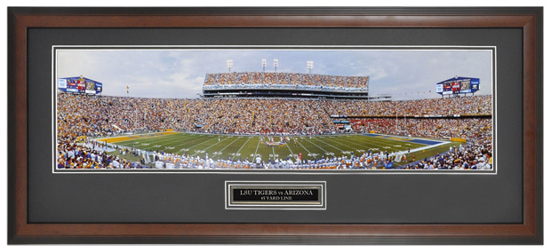 LSU Louisiana State University / Tiger Stadium - Framed Panoramic