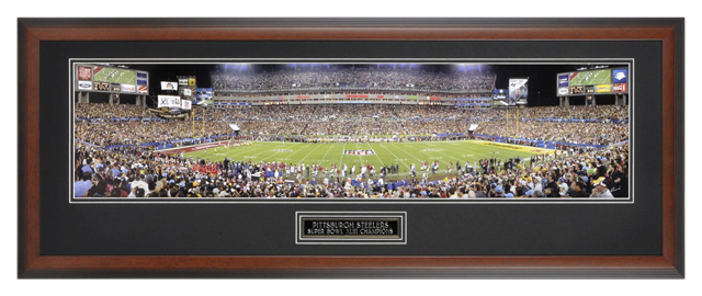 Pittsburgh Steelers Super Bowl XLIII (43) Champions - NFL Framed Panoramic