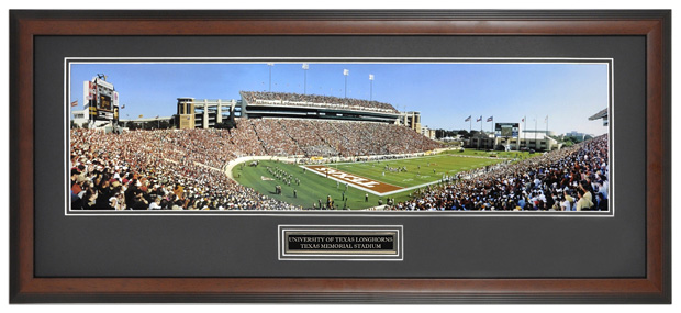 Texas Longhorns / Texas Memorial Stadium - Framed Panoramic