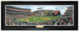 New York Mets / Last First Pitch at Shea Stadium - Framed Panoramic