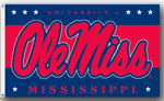 University of Mississippi - Ole Miss NCAA Flag