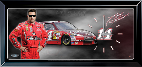 Tony Stewart #14 Old Spice / Profile - Jebco Clock