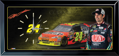 Jeff Gordon #24 Dupont / Profile - Jebco Clock