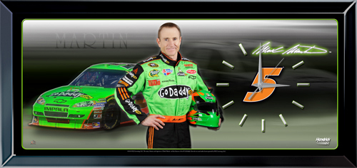 Mark Martin #5 GoDaddy / Profile - Jebco Clock