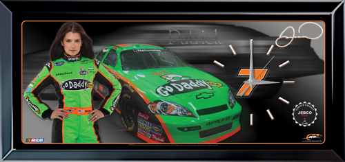 Danica Patrick #7 GoDaddy - Jebco Clock