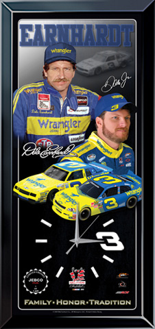 Dale Earnhardt Jr #3 Wrangler - Jebco Clock