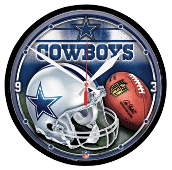 Dallas Cowboys - NFL Round Wall Clock