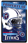 Tennessee Titans - NFL Property Sign