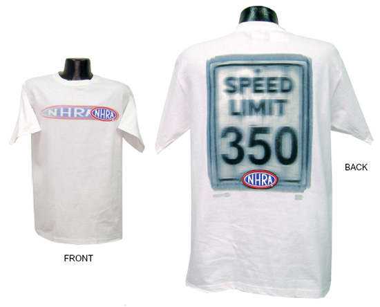 NHRA Speed Limit 350 Blur T-Shirt