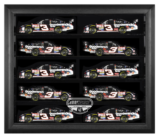 10-Car RCR 40th Anniversary 1/24 Diecast Display w/Black Frame