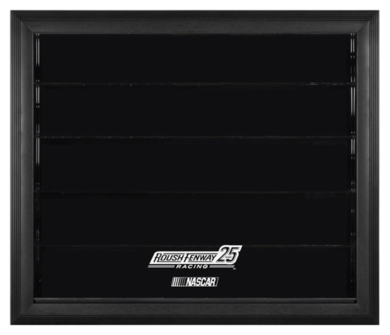 10-Car Roush Fenway Racing 25th 1/24 Diecast Display w/ Black Frame