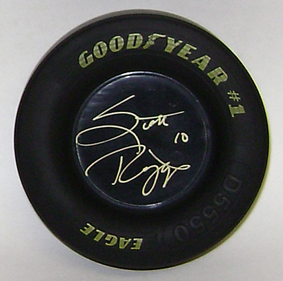 Scott Riggs - Autographed Mini Goodyear Tire