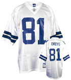 Terrell Owens #81 Dallas Cowboys - White NFL Replica Jersey