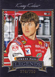 2005 Kasey Kahne - Press Pass Legends # Gold Trading Card