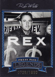 2005 Rex White - Press Pass Legends # Blue Trading Card