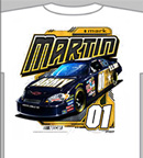 #01 Mark Martin 06 U.S. Army NASCAR T-Shirt