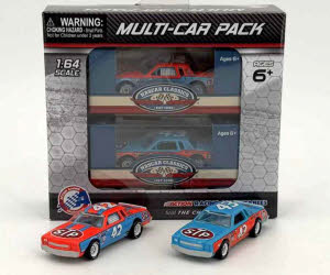 1981 Richard Petty / Kyle Petty 2-Car STP Riverside Swap 1/64 Diecast Set