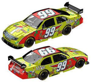 2009 Carl Edwards #99 Aflac - Sam Bass Holiday 1/24 Diecast